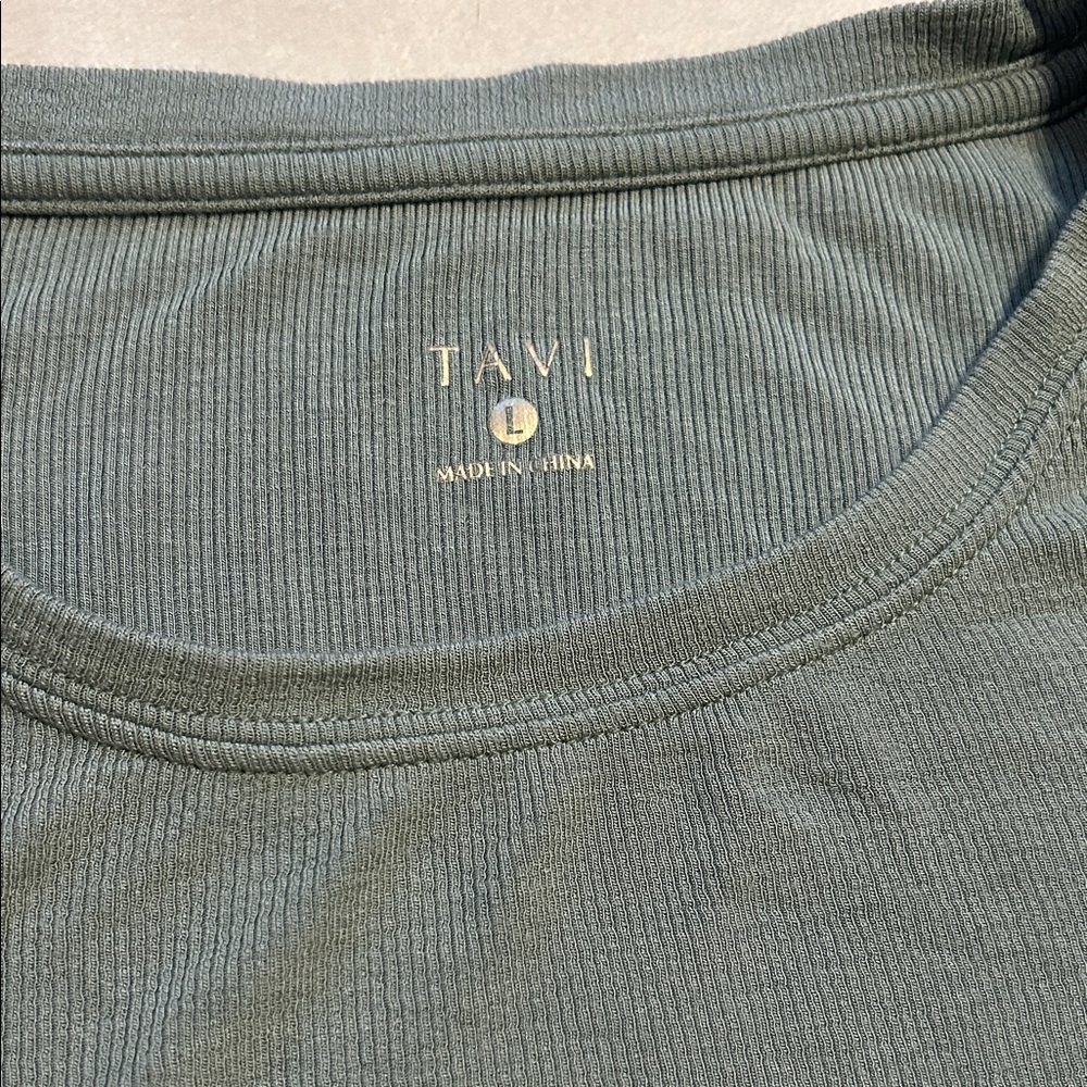 Tavi Sage Ribbed Tee - Picture 3 of 6